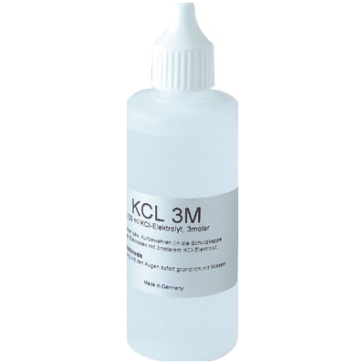 KCL 3M Aufbewahrungslösung für pH-Elektroden, 3 mol, 100 ml in Spritzflasche