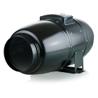 Ventilution Silent Line, Metall-Rohrventilator, 340 m³/h, für 125 mm Rohr, schwarz