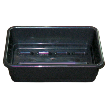Indoor Propagator Tray, small, black, without drain holes, rectangular, 23 x 17 x 6 cm