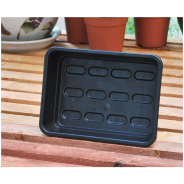 Indoor Propagator Tray, small, green, without drain holes, rectangular, 23 x 17 x 6 cm