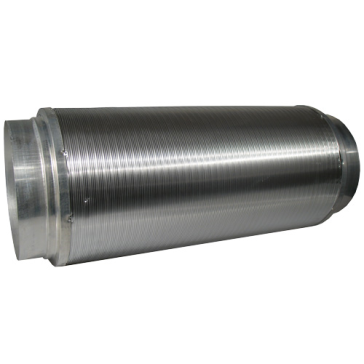Flexible duct silencer, ø 450 mm, L = 120 cm