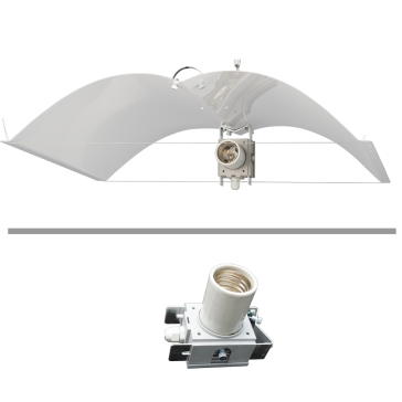 Adjust-A-Wings reflector white, Defender medium, incl. socket, without cable