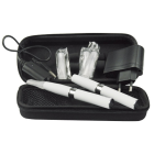 E-Cigarette, double pack, with 650 mAh battery, white, incl. mouthpiece and charger, L=10.5 cm