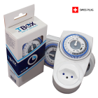 Tempo Box TBOX 1M, mechanical programmer, swiss-plug, 230 V, max. 3500 W power, IP 20