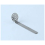 Hanging spoon, steel, ø 12 mm, 100 pcs.