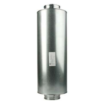 Silenciador para tubos de ventilación, ø 125 mm, largo 60 cm