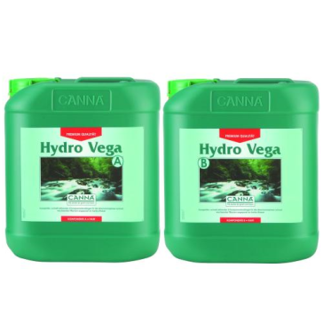 Sustrato de CANNA Hydro Vega AB 5 L, para 1250 L agua nutriente