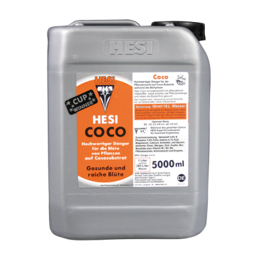 HESI Coco, 5 L para 1000 L de agua para riego