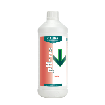 CANNA pH- Grow PRO, 3 % ácido nítrico, 17 % ácido clorhídrico, 1 L
