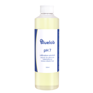 solución de calibración bluelab pH 7.0, 500 ml, caja de 6