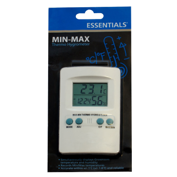 Termohigrómetro digital Essentials Min-Max