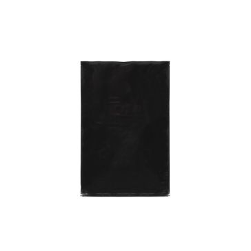 Qnubu Bolsa de papel de aluminio negra, con cierre, 30 x 45 cm, paquete de 50