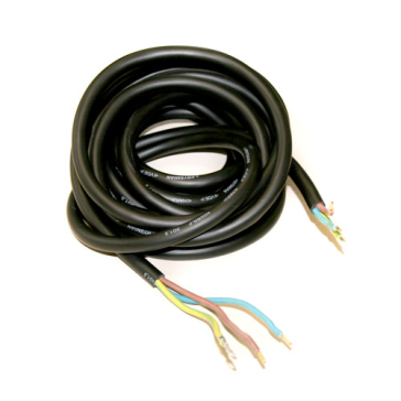 Pré-coupe pour câble SAS, noir, 4 m 3 x 1,5 mm²