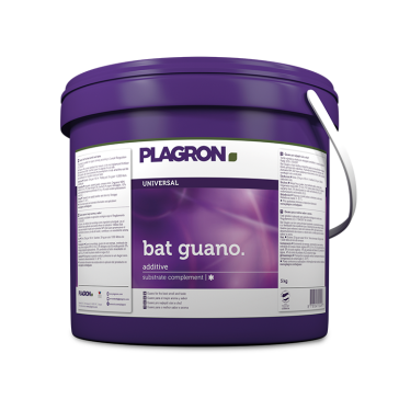 Plagron Bat Guano, NPK 6-15-3, avec un taux de phosphate particulièrement élevé, 5 L