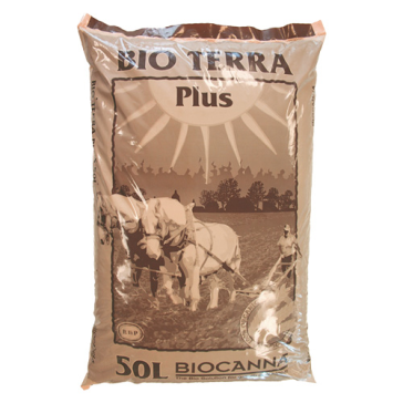 BIOCANNA Bio Terra Plus, terreau pré-fertilisé, 50 L