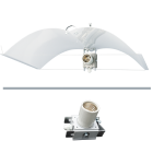 Adjust-A-Wings reflector white, Defender small, incl. socket, without cable