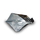 Qnubu Aluminium Foil Bag black, sealable, 56 x 95 cm, pack of 50